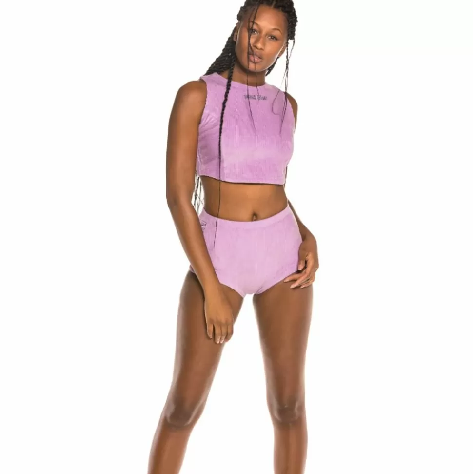 Women Outfits*Grimey Pack Short + Top Engineering Corduroy Girl Fw19 Violet