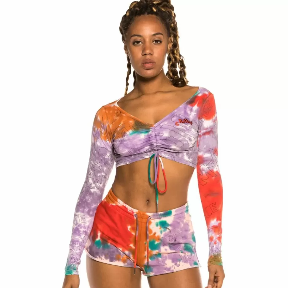 Women Outfits*Grimey Pack Short + Top "Liveution" - Tie Dye - Spring 21