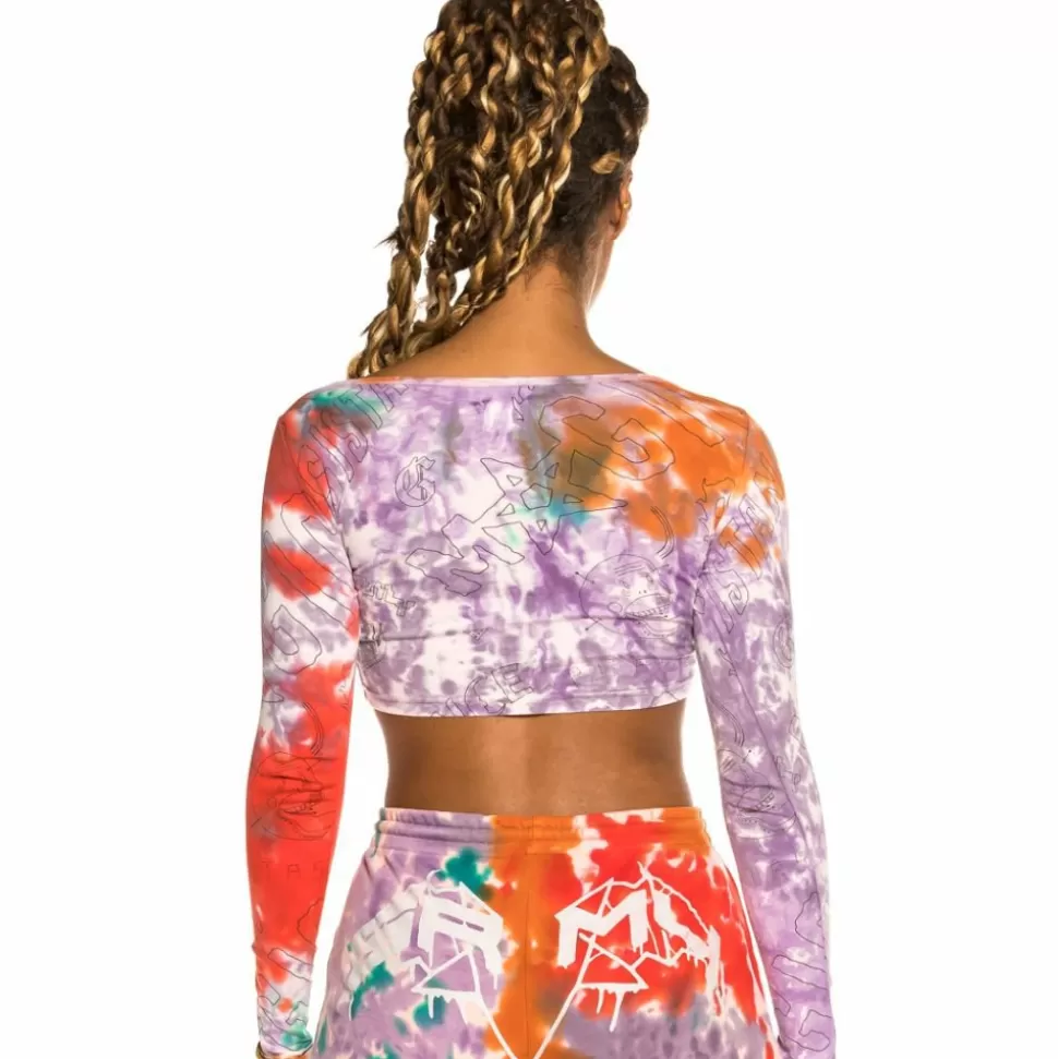 Women Outfits*Grimey Pack Short + Top "Liveution" - Tie Dye - Spring 21