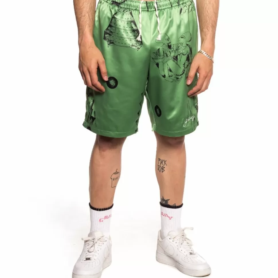 Outfits*Grimey Pack Shorts + Shirt "Hope Unseen Vimana" - Green - Summer 21