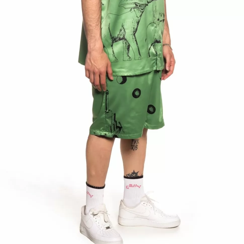 Outfits*Grimey Pack Shorts + Shirt "Hope Unseen Vimana" - Green - Summer 21