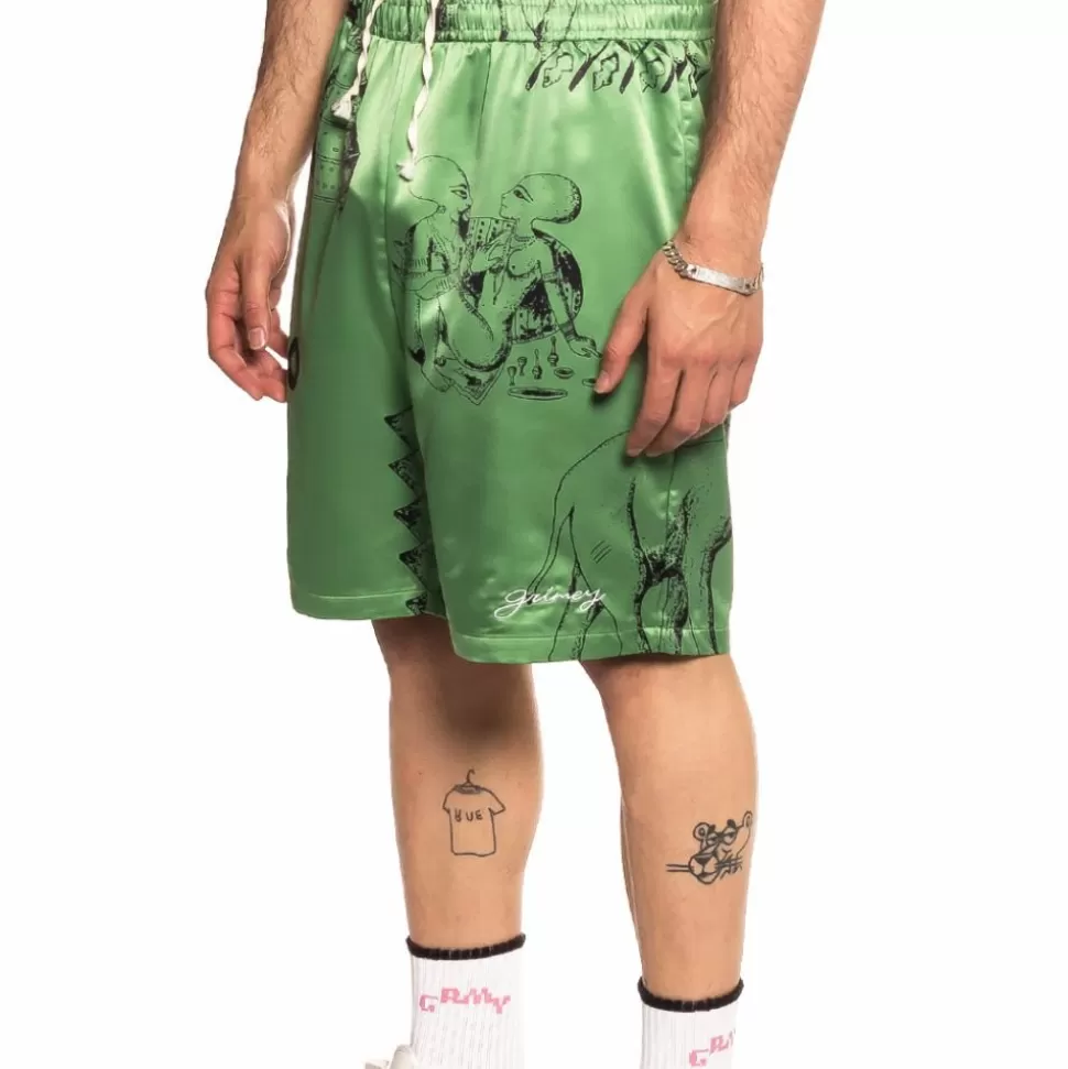 Outfits*Grimey Pack Shorts + Shirt "Hope Unseen Vimana" - Green - Summer 21