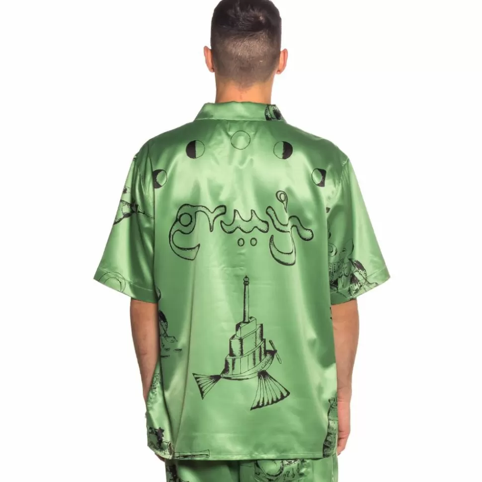 Outfits*Grimey Pack Shorts + Shirt "Hope Unseen Vimana" - Green - Summer 21