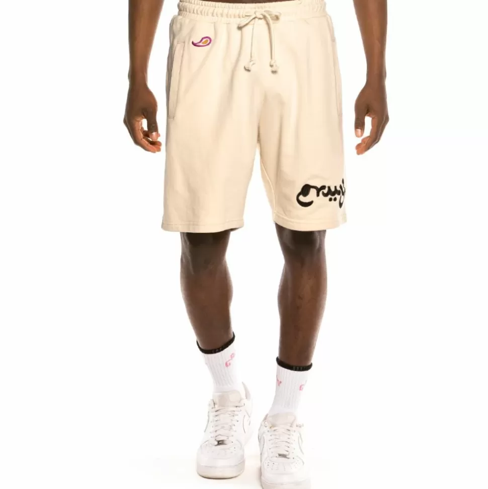 Outfits*Grimey Pack Shorts "Hope Unseen" + Crewneck "Frenzy" - Sand - Spring 21