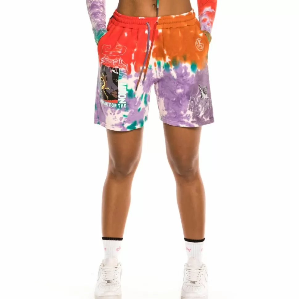 Women Outfits*Grimey Pack Sweatshort + Top "Liveution" - Tie Dye - Spring 21