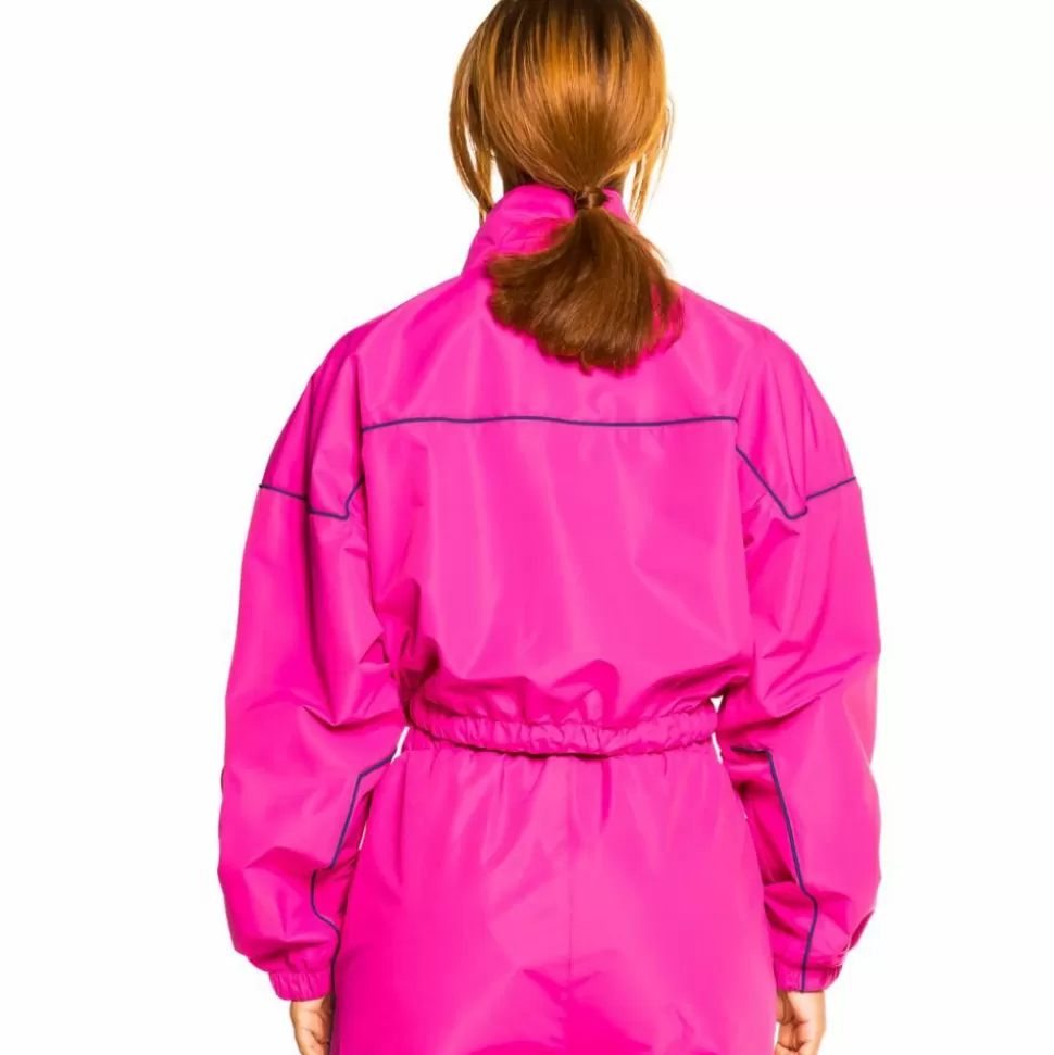 Women Outfits*Grimey Pack Track Jacket + Track Pant "Martinica Fact" - Fuchsia - Fall 21