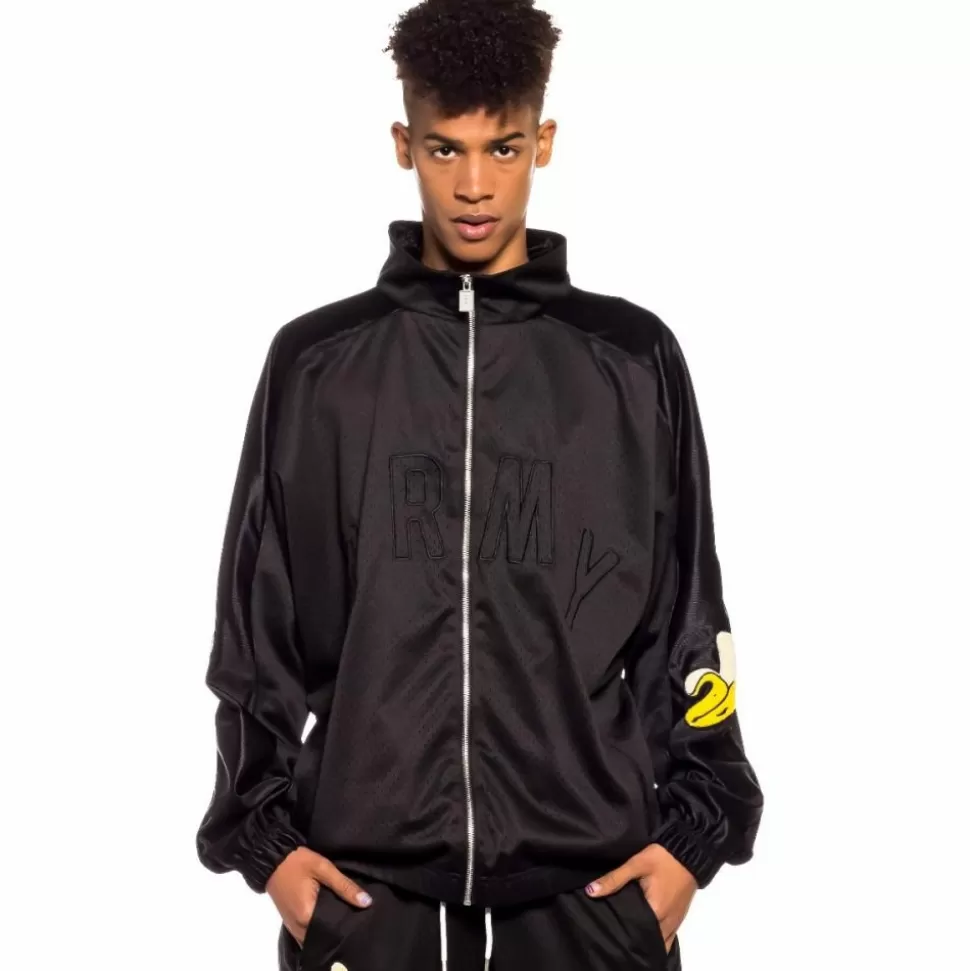 Outfits*Grimey Pack Track Pant + Track Jacket "Jungle Punch" - Black - Spring 22