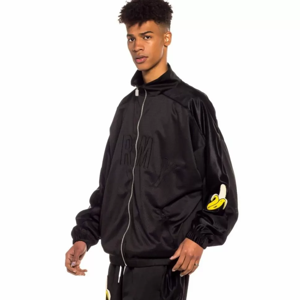 Outfits*Grimey Pack Track Pant + Track Jacket "Jungle Punch" - Black - Spring 22