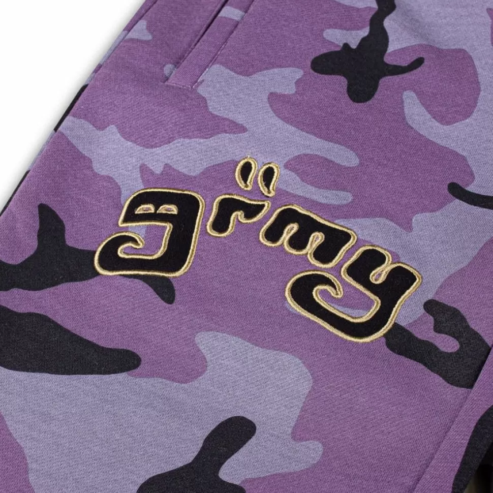 Pants*Grimey Pantalon Chandal All Over Print Tusker Temple - Purple - Fw23
