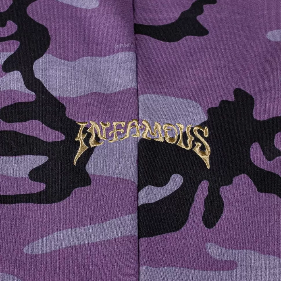 Pants*Grimey Pantalon Chandal All Over Print Tusker Temple - Purple - Fw23