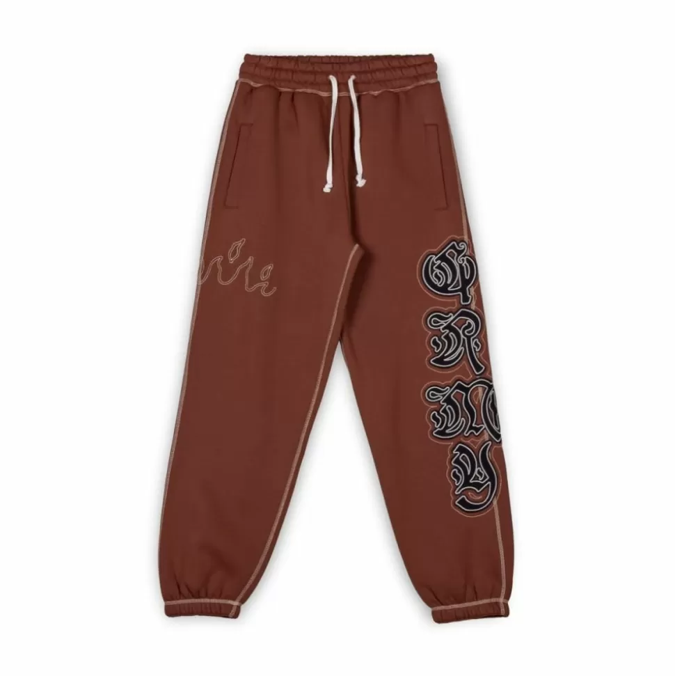 Pants*Grimey Pantalon Chandal Fire Route - Brown - Spring 23