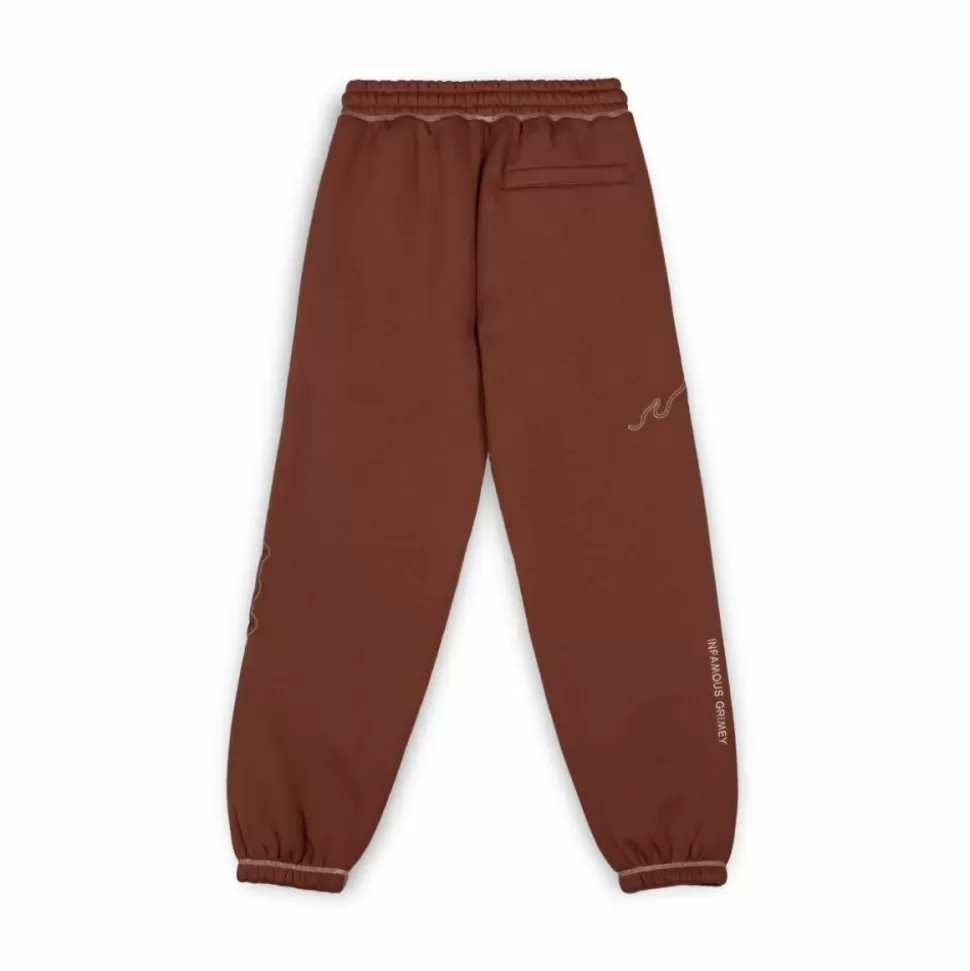 Pants*Grimey Pantalon Chandal Fire Route - Brown - Spring 23