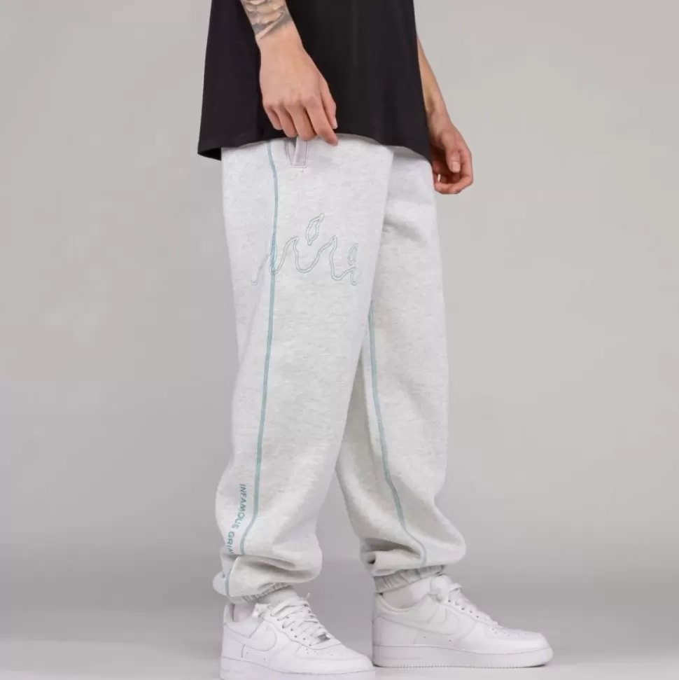 Pants*Grimey Pantalon Chandal Fire Route - Sport Grey - Spring 23