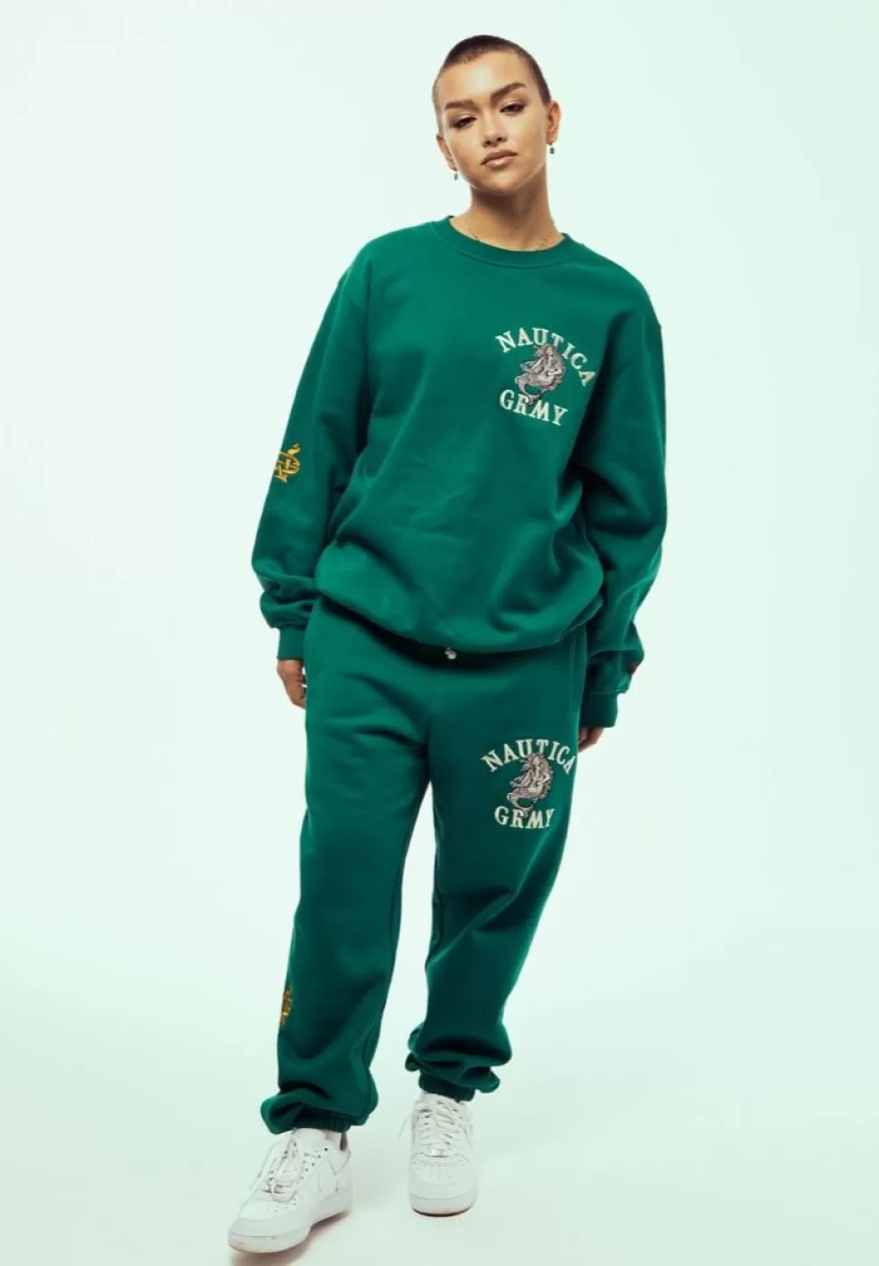 Ss24*Grimey Pantalon Chandal Mighty Harmonist Nautica X Grmy - Green - Ss24