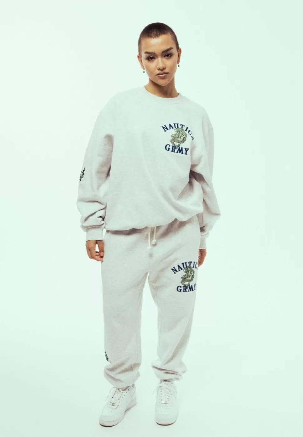 Ss24*Grimey Pantalon Chandal Mighty Harmonist Nautica X Grmy - Sport Grey - Ss24