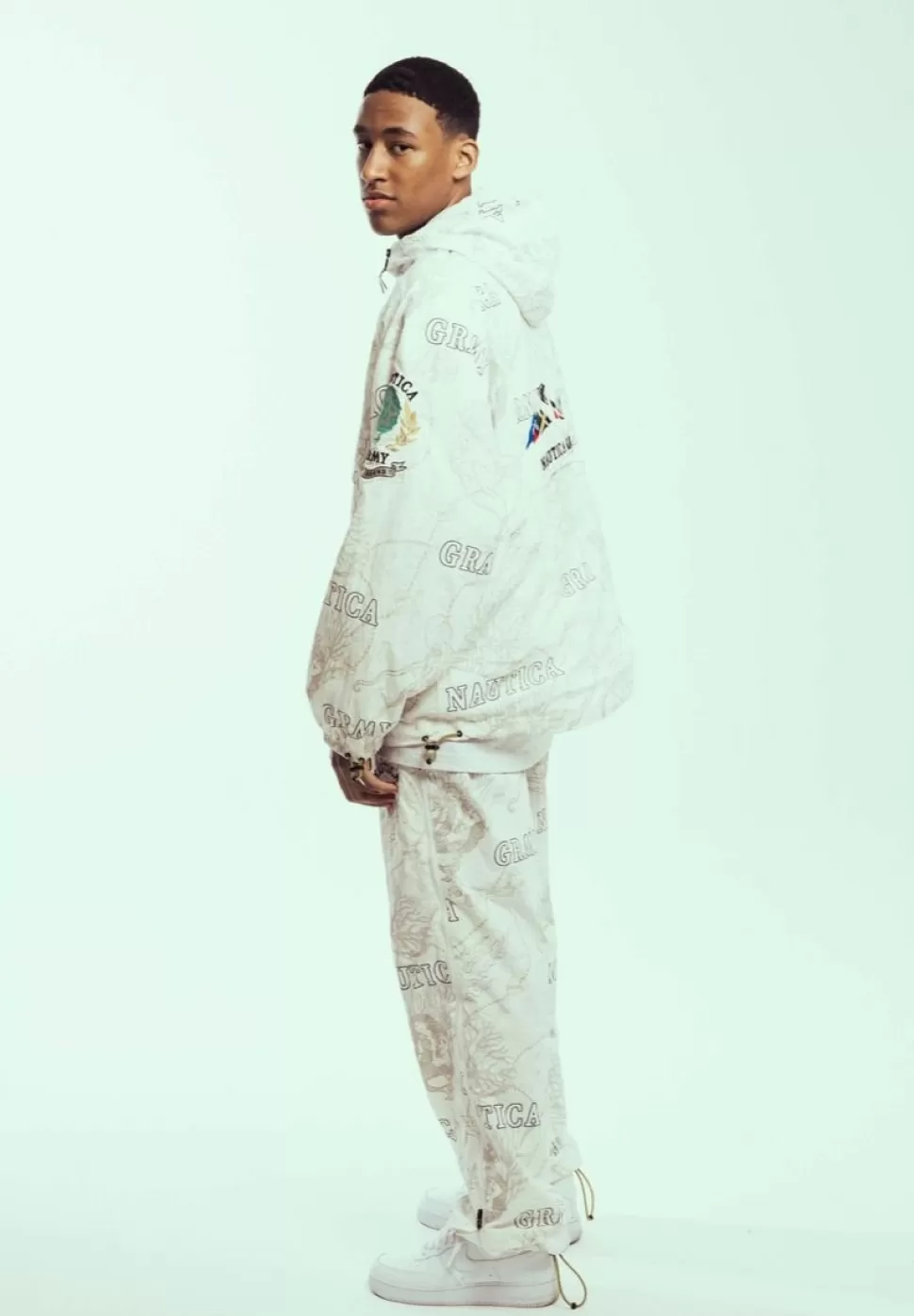 Ss24*Grimey Pantalon Chandal Mighty Harmonist Nautica X Grmy - White - Ss24