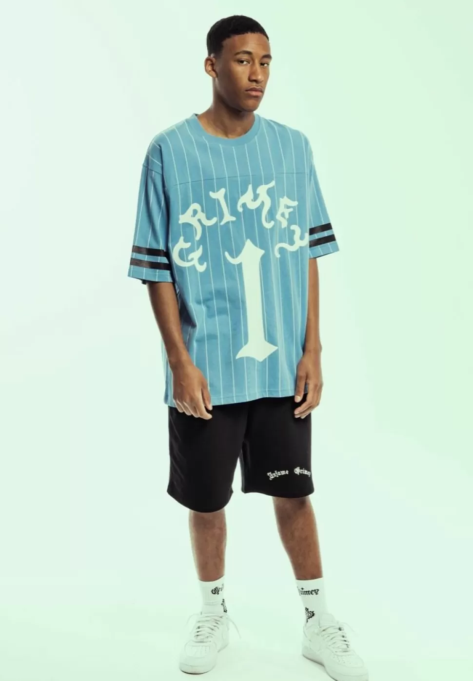 Shorts*Grimey Pantalon Corto Causing Panic Baggy - Black - Ss24