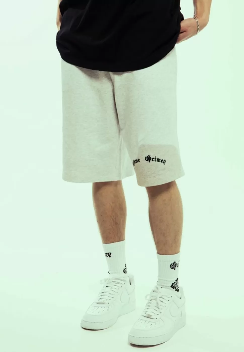 Shorts*Grimey Pantalon Corto Causing Panic Baggy - Sport Grey - Ss24