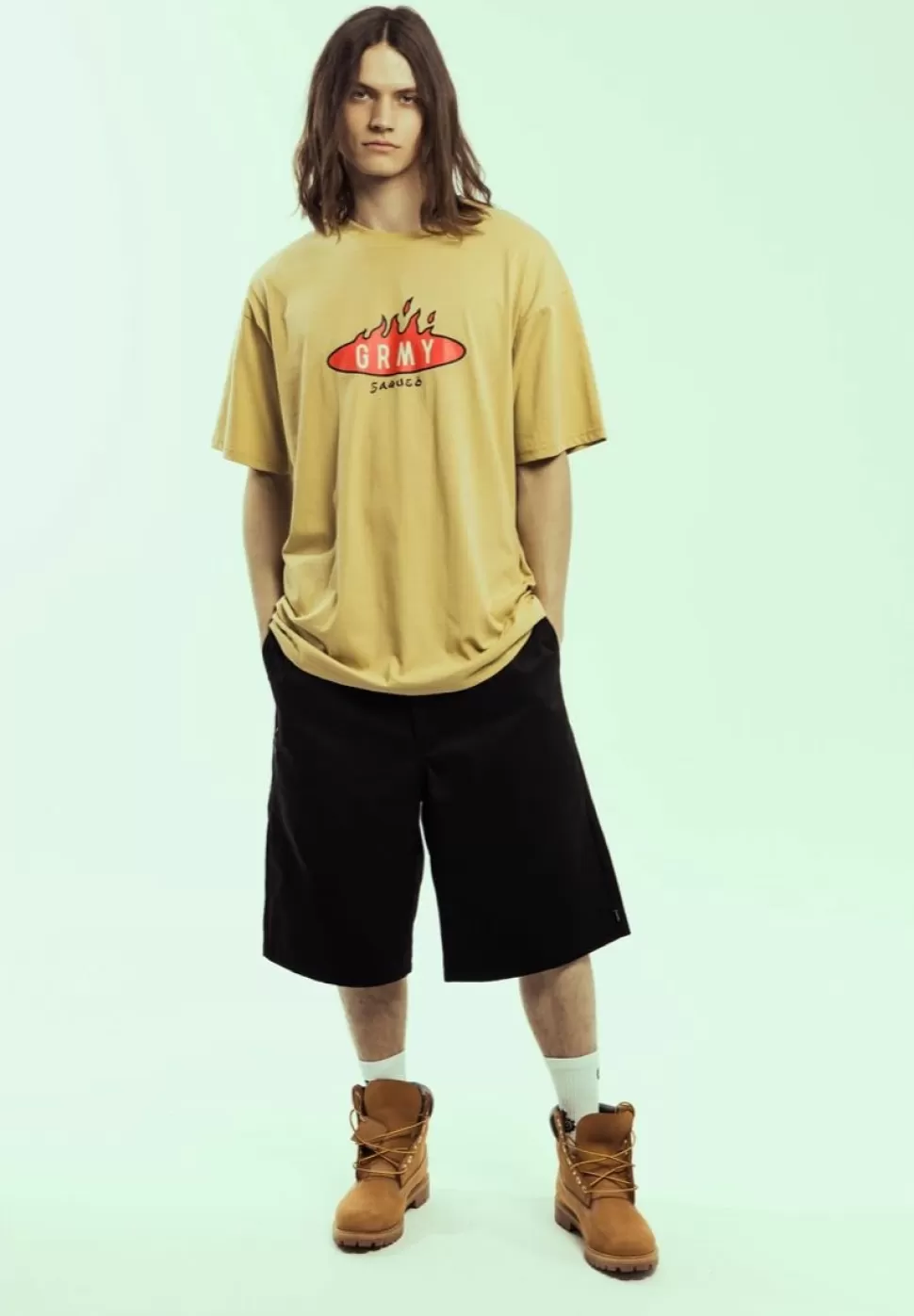 Shorts*Grimey Pantalon Corto Causing Panic Loose - Black - Ss24