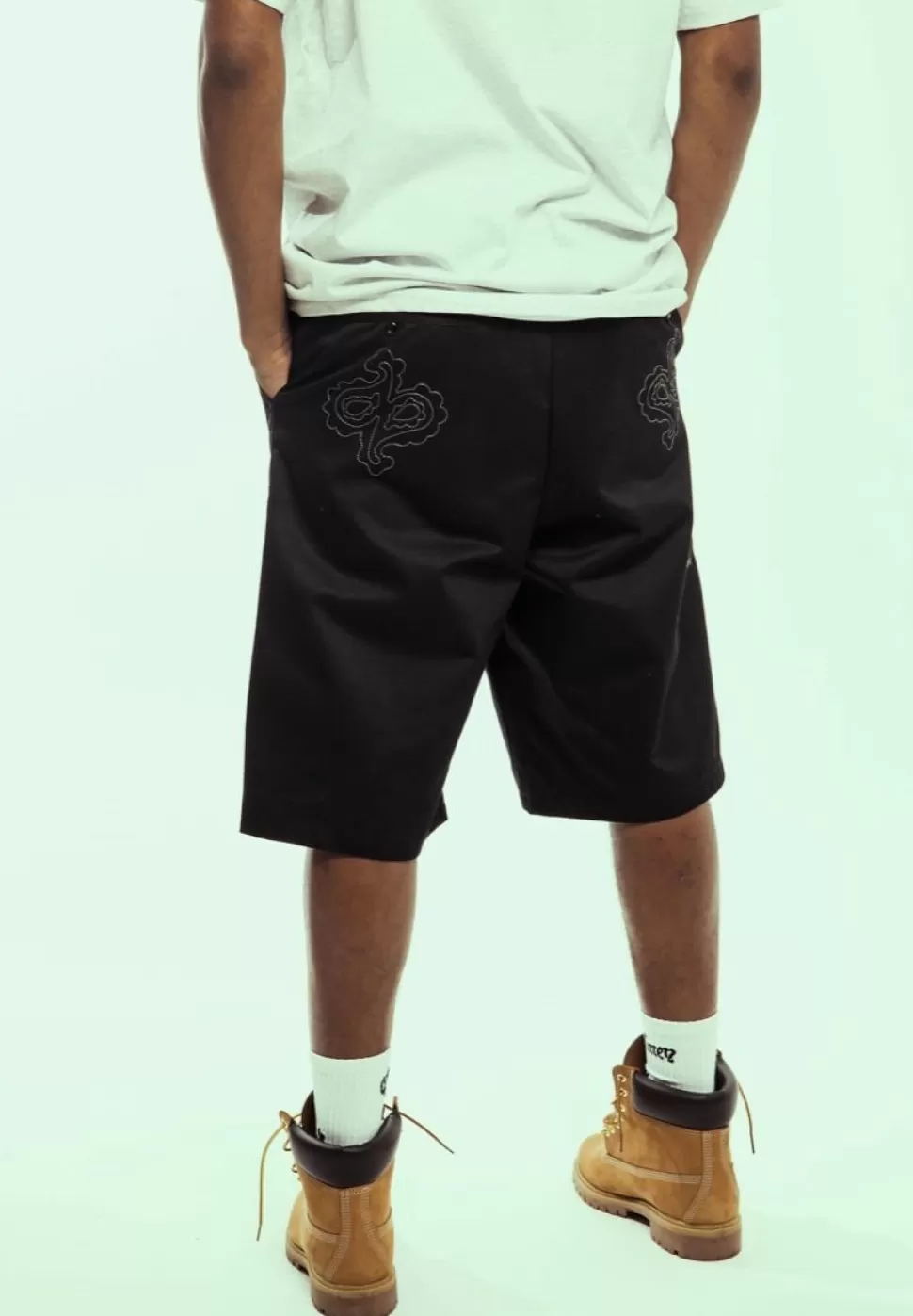 Shorts*Grimey Pantalon Corto Causing Panic Loose - Black - Ss24