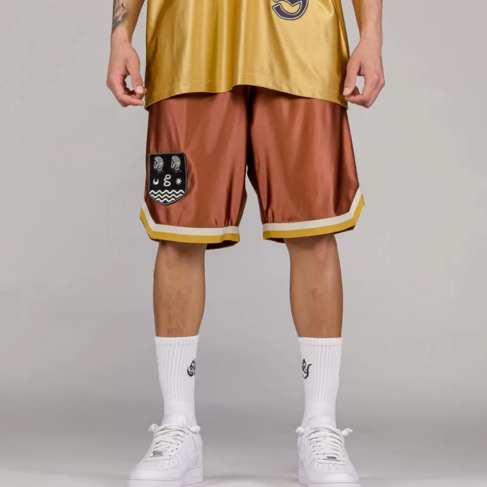 Shorts*Grimey Pantalon Corto Fire Route - Brown - Spring 23