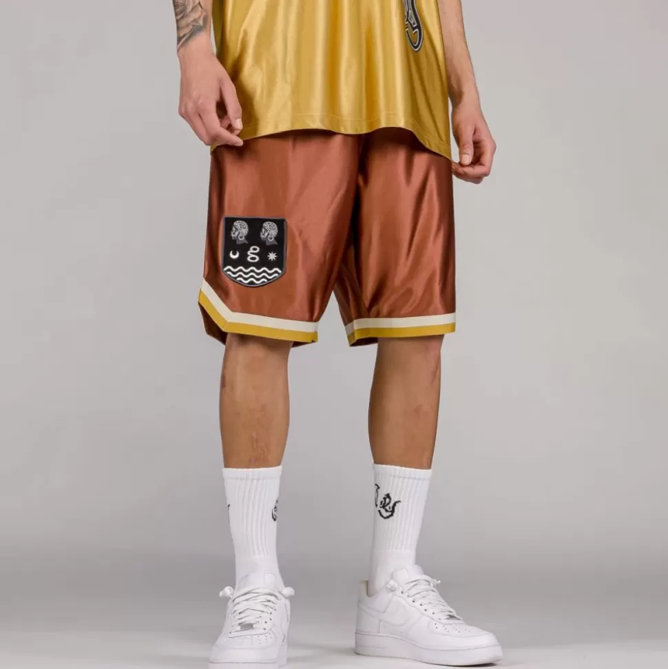 Shorts*Grimey Pantalon Corto Fire Route - Brown - Spring 23