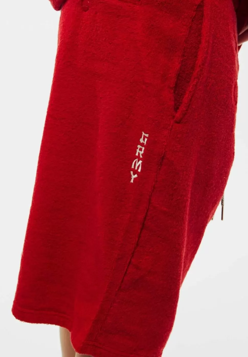Shorts*Grimey Pantalon Corto Lucky Dragon Terry Towelling - Red - Ss24