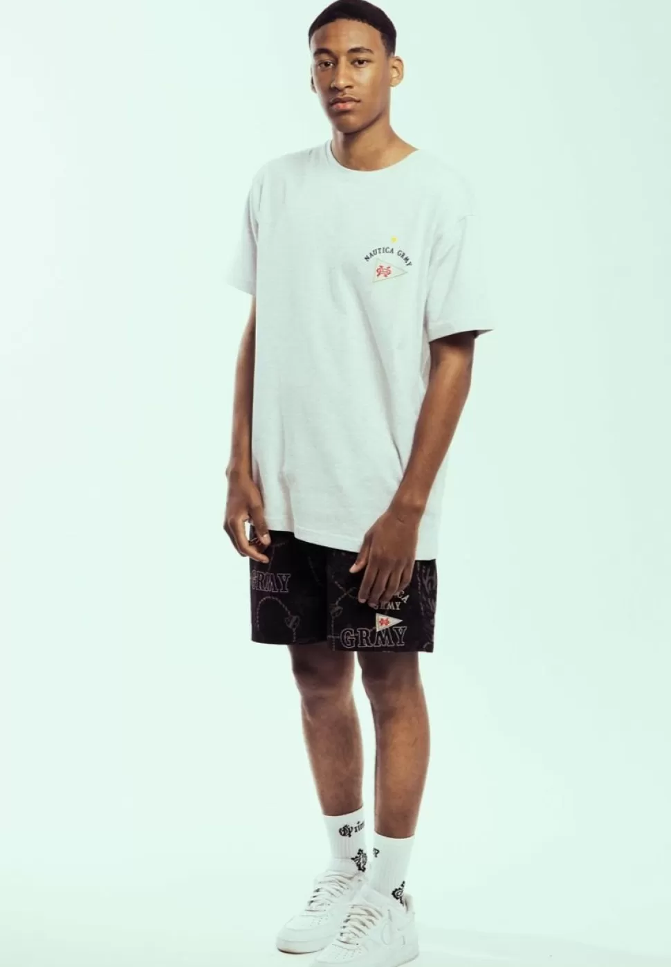 Shorts*Grimey Pantalon Corto Mighty Harmonist Nautica X Grmy - Black - Ss24