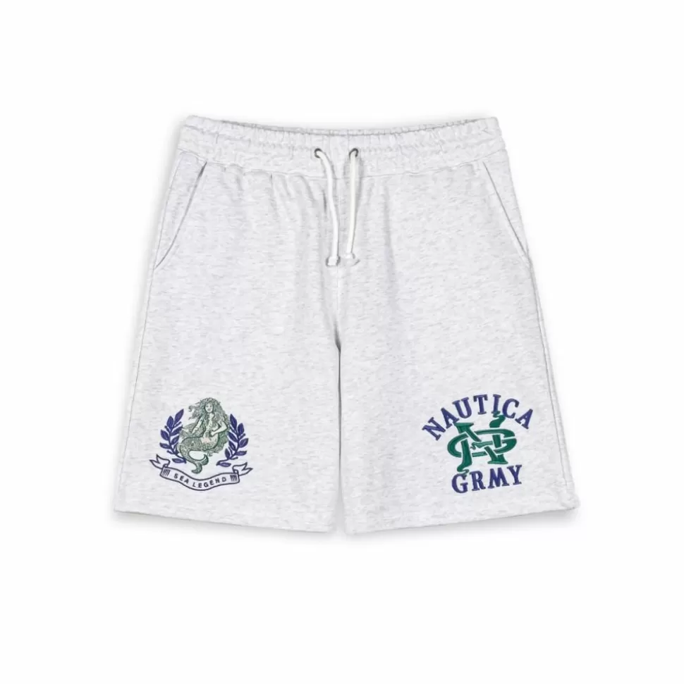 Shorts*Grimey Pantalon Corto Mighty Harmonist Nautica X Grmy - Sport Grey - Ss24