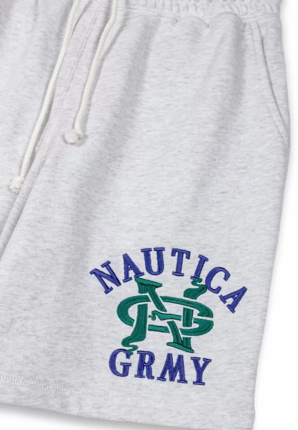Shorts*Grimey Pantalon Corto Mighty Harmonist Nautica X Grmy - Sport Grey - Ss24