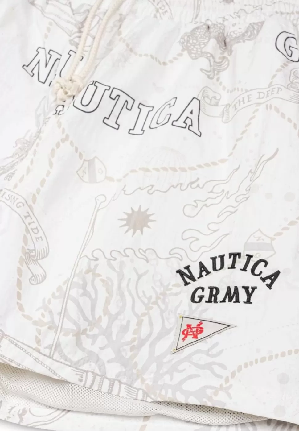 Shorts*Grimey Pantalon Corto Mighty Harmonist Nautica X Grmy - White - Ss24
