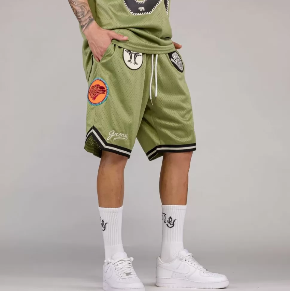 Shorts*Grimey Pantalon Corto The Clout - Green - Spring 23