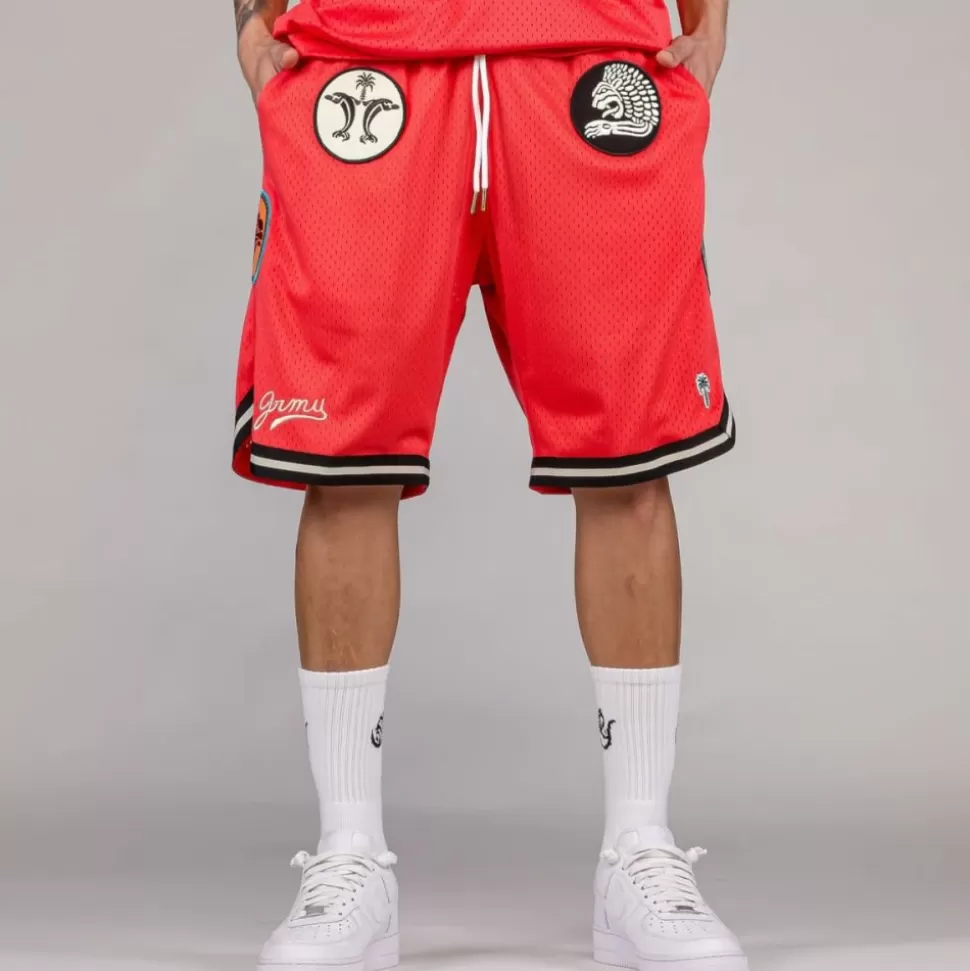 Shorts*Grimey Pantalon Corto The Clout - Red - Spring 23
