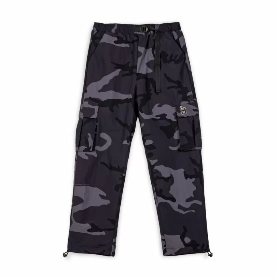 Recycled*Grimey Pantalon All Over Print Tusker Temple - Black - Fw23