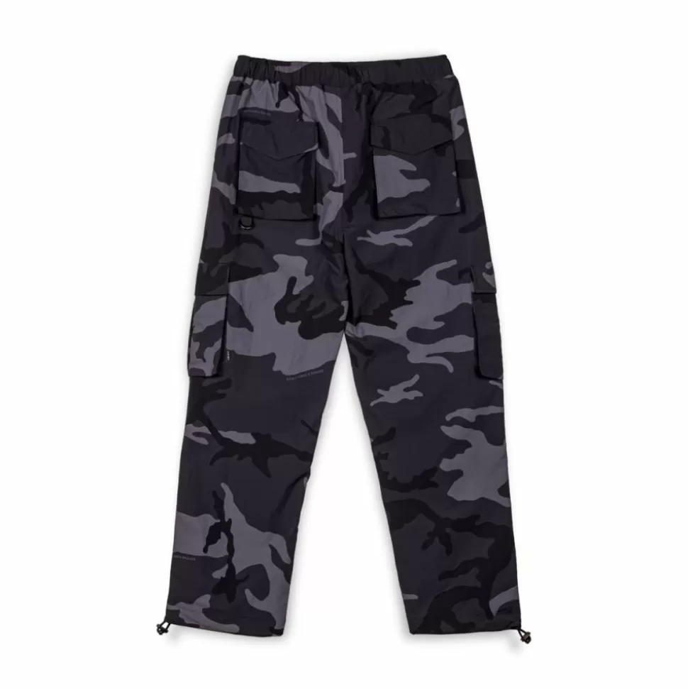 Recycled*Grimey Pantalon All Over Print Tusker Temple - Black - Fw23