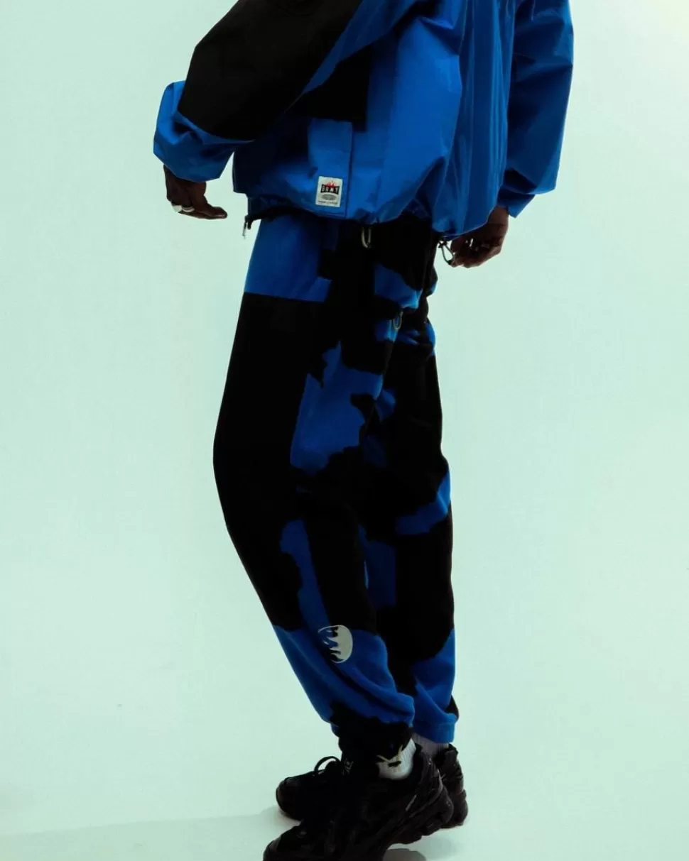 Pants*Grimey Pantalon Back At You All Over Print Polar Fleece - Royal Blue - Fw23