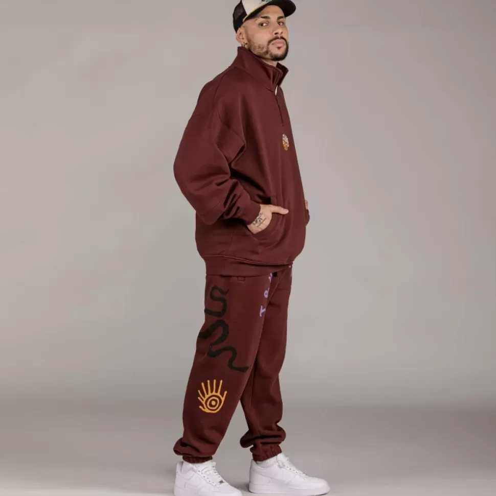 Pants*Grimey Pantalon "Snipes X True Roots" - Brown - Fall 22