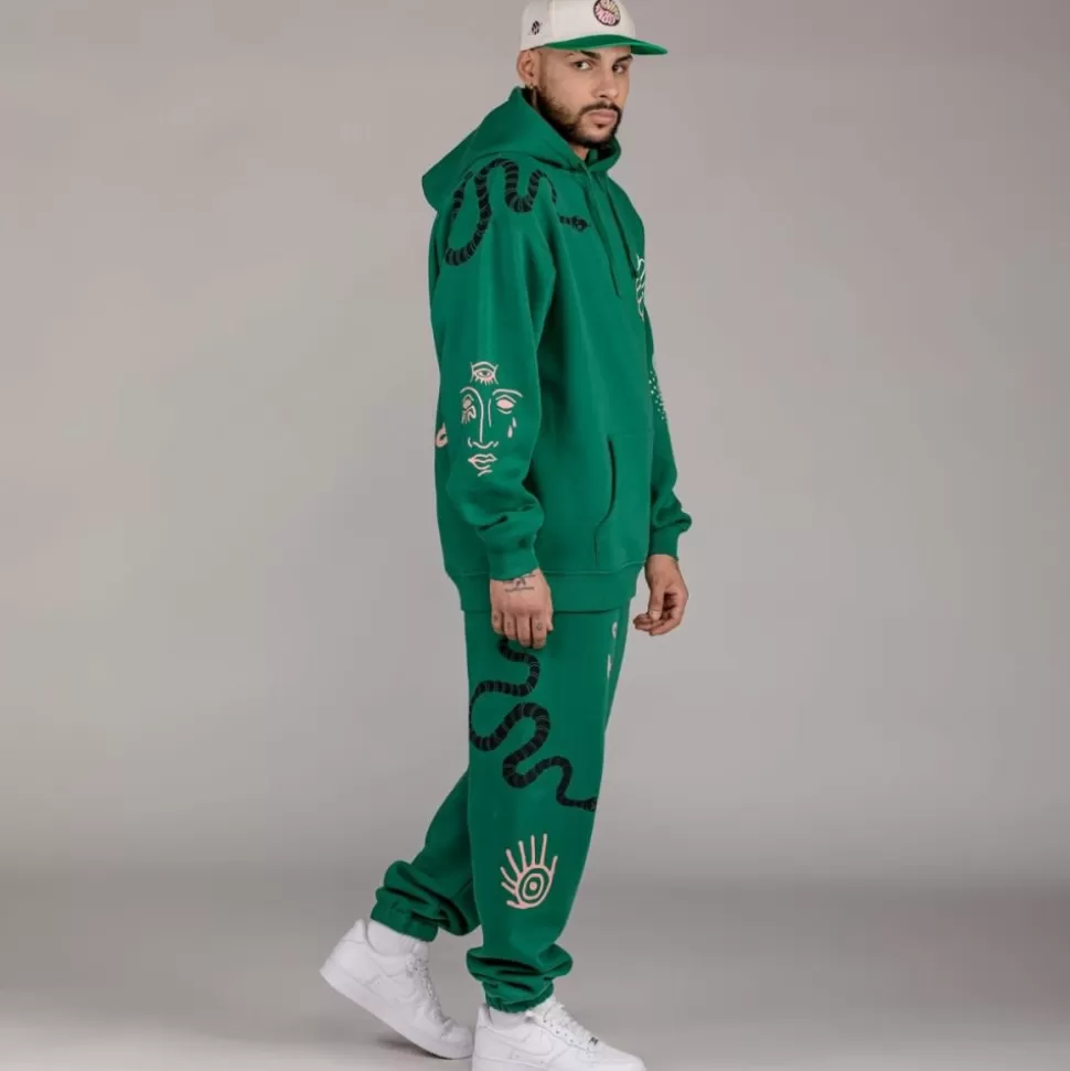 Pants*Grimey Pantalon "Snipes X True Roots"- Green - Fall 22