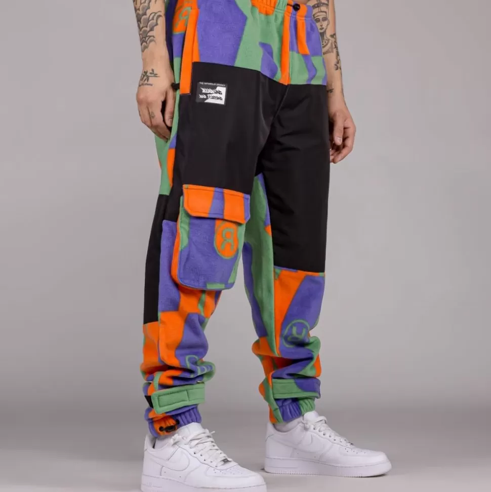 Pants*Grimey Pantalon Snow Fox All Over Print Polar Fleece - Multicolor - Winter L 22