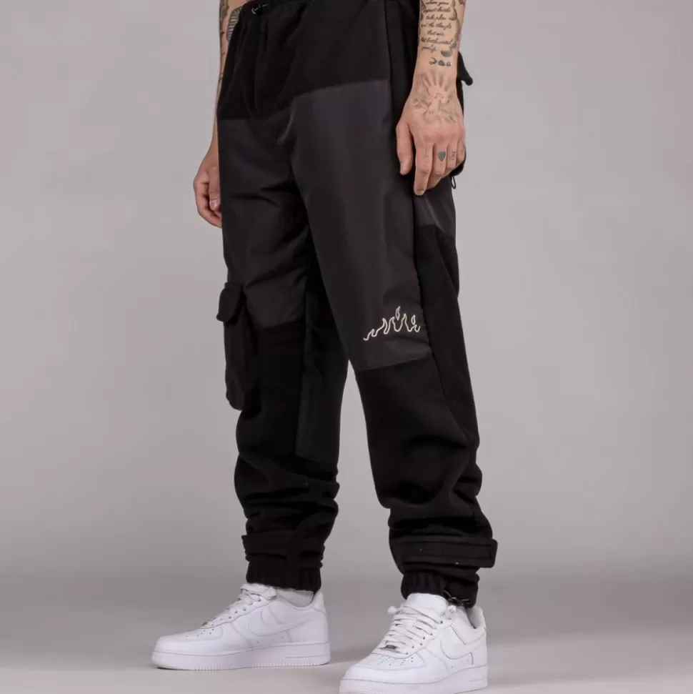 Pants*Grimey Pantalon Snow Fox Polar Fleece - Black - Winter L 22