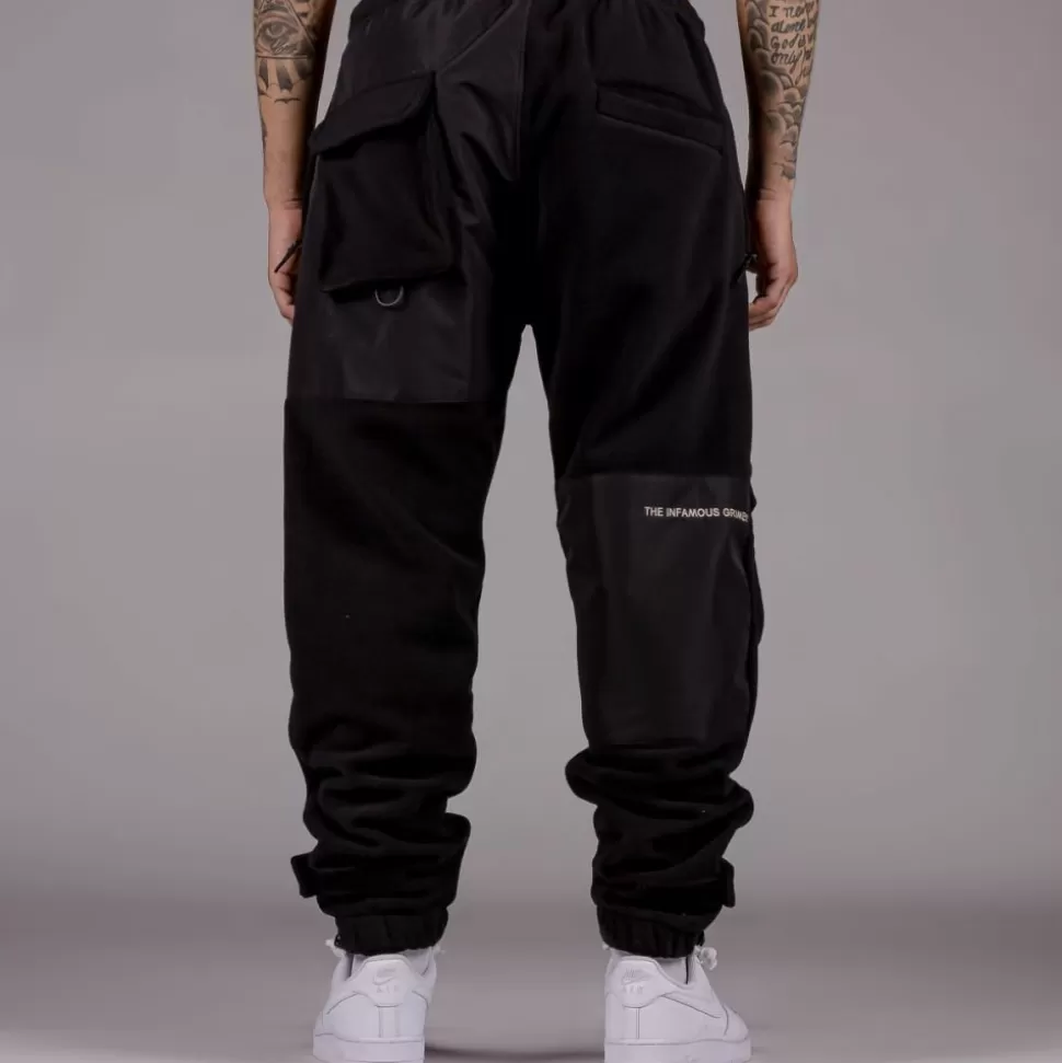 Pants*Grimey Pantalon Snow Fox Polar Fleece - Black - Winter L 22