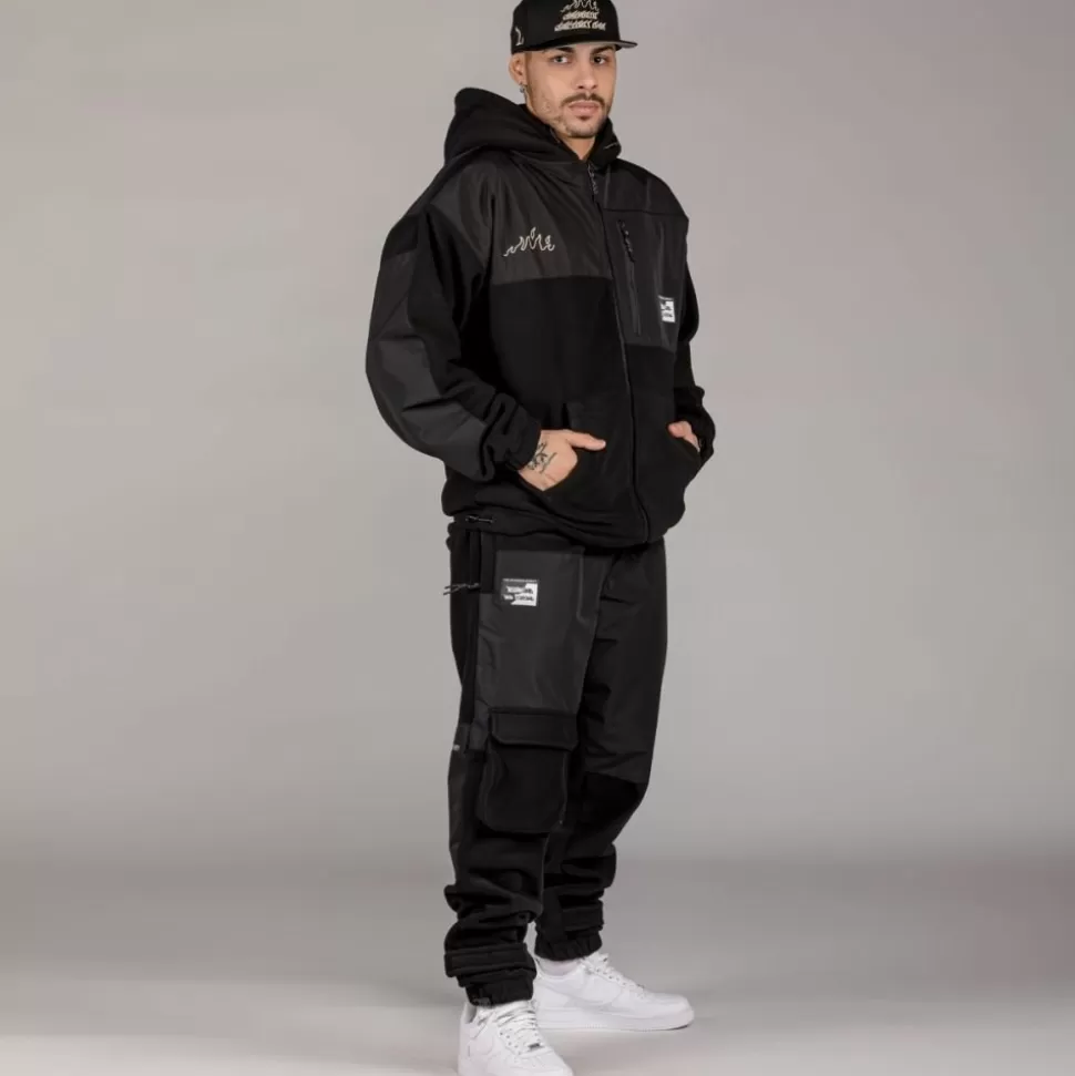 Pants*Grimey Pantalon Snow Fox Polar Fleece - Black - Winter L 22