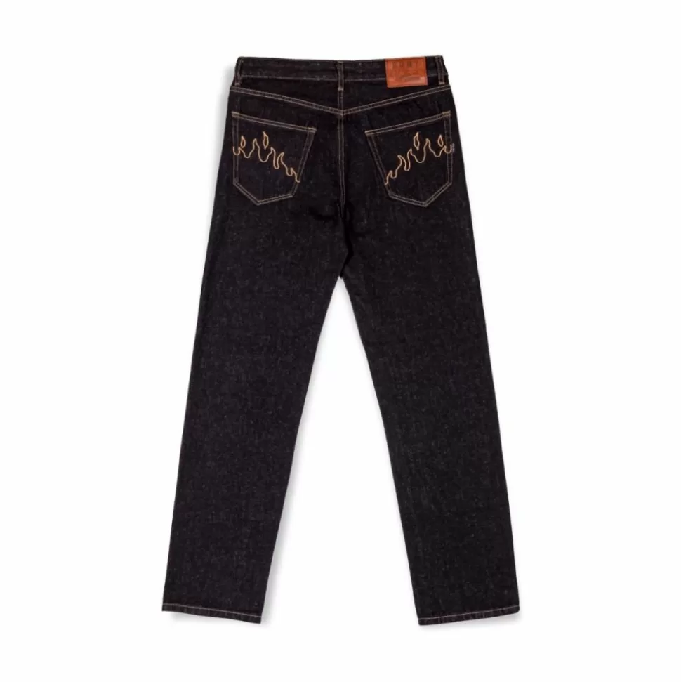 Pants*Grimey Pantalon Snow Fox Raw Black - - Winter L 22