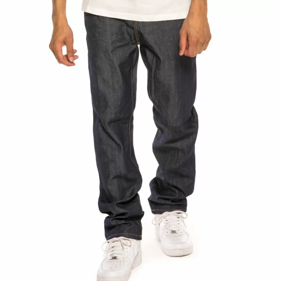 Pants*Grimey Pantalon Yanga Regular Raw Denim Ss20 Indigo