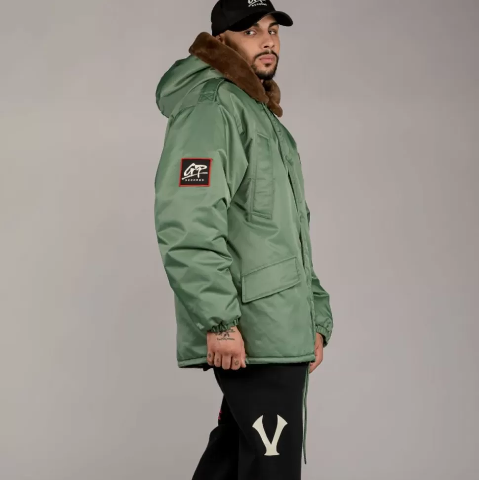 Coats*Grimey Parka "Pasion Gamberra (Gp X Grmy)" - Green - Fall 22