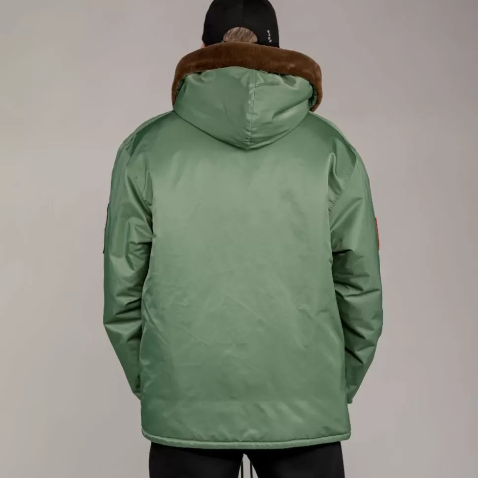 Coats*Grimey Parka "Pasion Gamberra (Gp X Grmy)" - Green - Fall 22