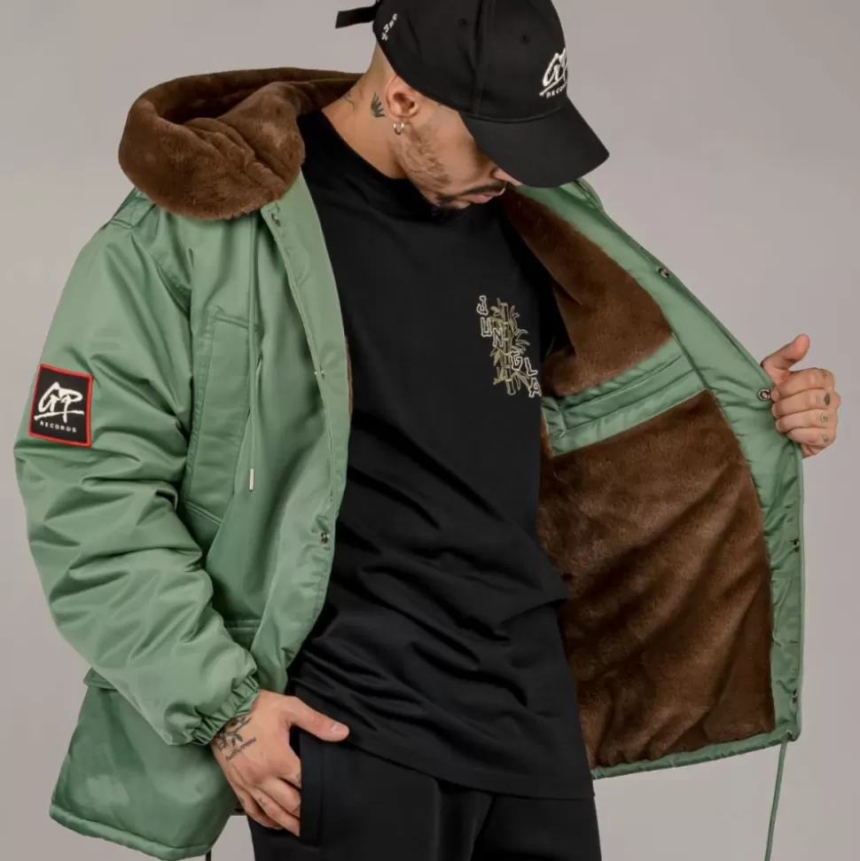 Coats*Grimey Parka "Pasion Gamberra (Gp X Grmy)" - Green - Fall 22