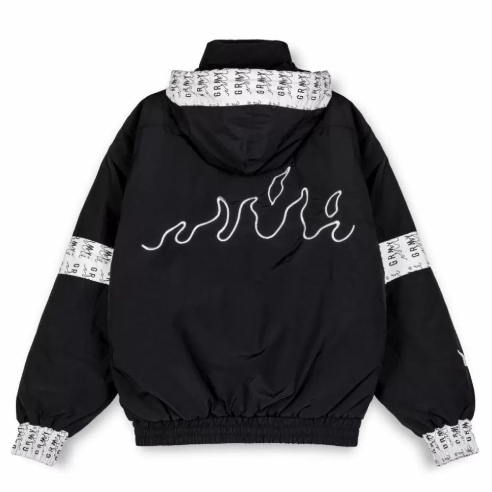 Jackets*Grimey Pull Over Snow Fox - Black - Winter 22