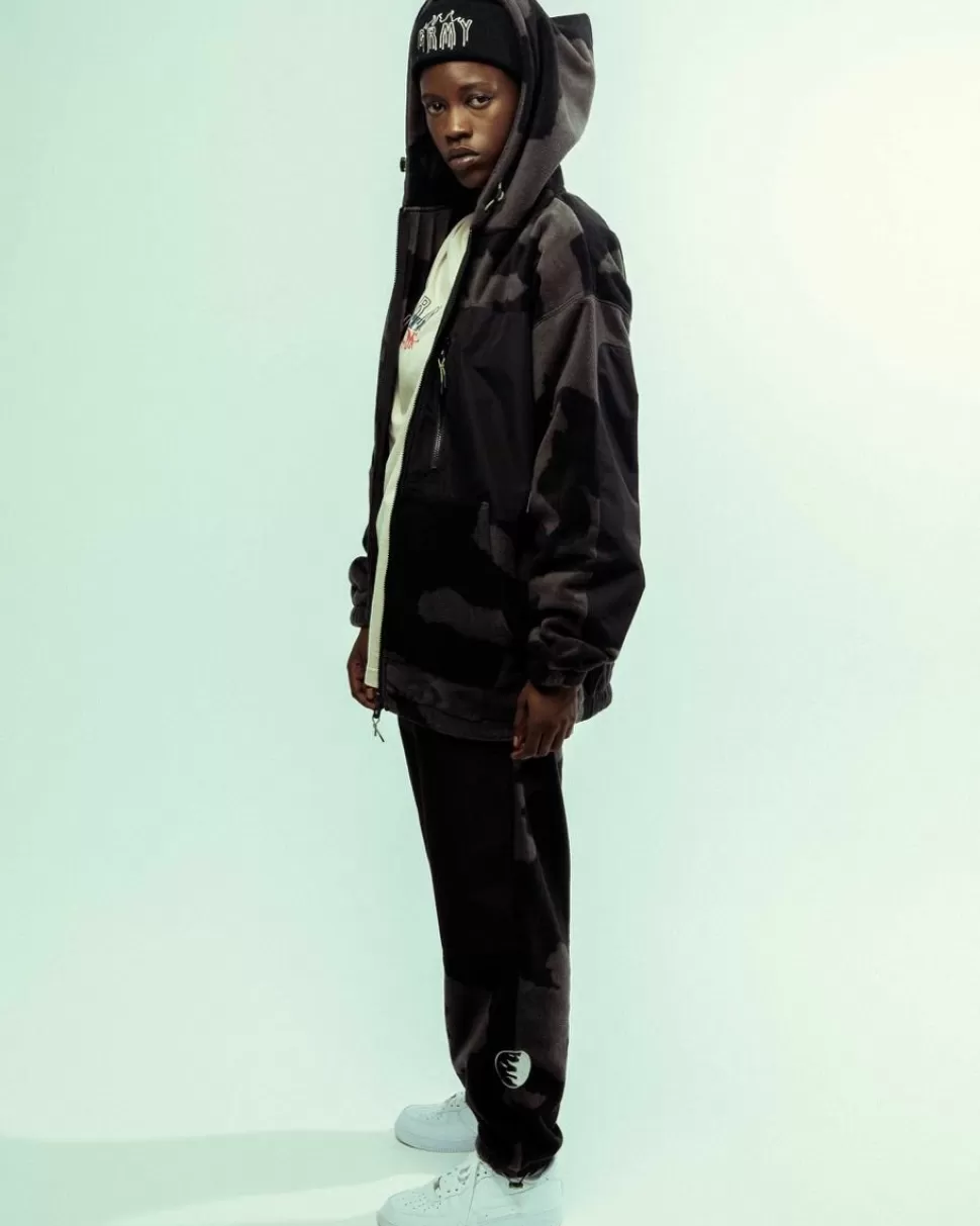Jackets*Grimey Sudadera Capucha Back At You All Over Print Polar - Black - Fw23