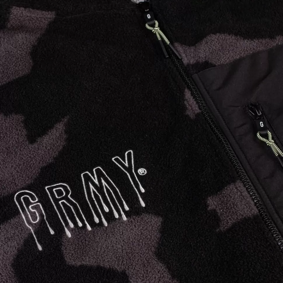 Jackets*Grimey Sudadera Capucha Back At You All Over Print Polar - Black - Fw23